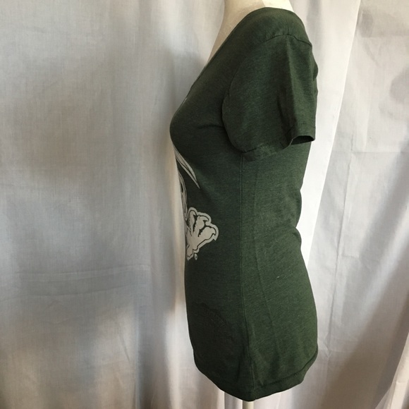 University of Miami Hurricanes Medium Tee Green - Picture 4 of 8